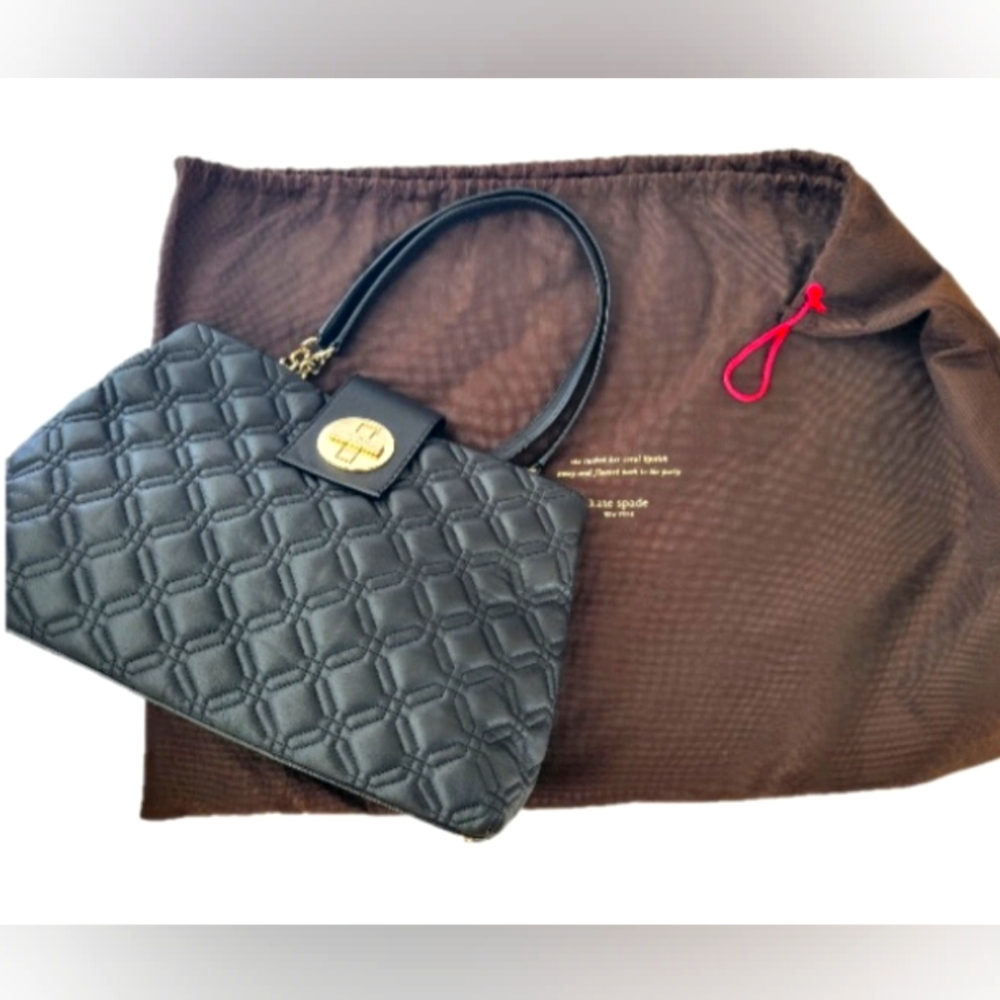 KATE SPADE Quilted Leather Astor Court Elena Tote